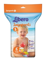 Трусики-подгузники Libero для плавания Swimpants Small (7-12 кг) шт.
