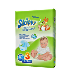 Подгузники Skippy (4-9 кг) шт.