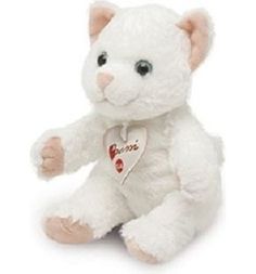 Мягкая игрушка Trudi Белая кошка 20 см