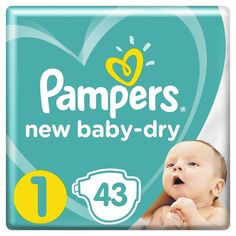 Подгузники Pampers New Baby-Dry (2-5 кг) шт.