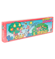 Настольная игра Десятое Королевство домино Во саду ли в огороде 28 элементов