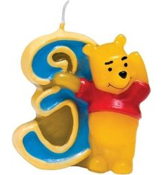 Объемная свечка Procos Винни 3 года