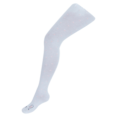 Колготки Crockid Белый горошек