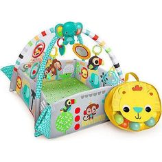 Развивающий коврик Bright Starts Мечты об Африке голубой 120 х 101 см