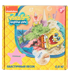 Кинетический песок Космический песок Губка Боб цвет: голубой 0,5 кг
