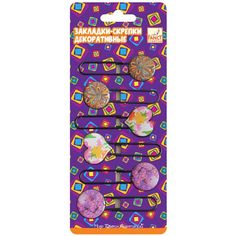 Закладки-скрепки Fancy Creative Декоративные 6 шт.