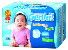 Подгузники-трусики Genki (7-10 кг) шт.