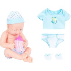 Кукла-пупс S+S Toys голубой 33 см