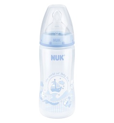 Бутылочка Nuk Baby Blue First Choice р. 1 пластик 0-6 мес, 300 мл