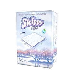 Пеленки Skippy гигиенические для детей Light 60х60 см, 30
