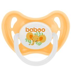 Соска-пустышка Baboo круглая, с рождения