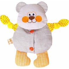Развивающая игрушка Мякиши Доктор Мякиш Мишутка 31 см