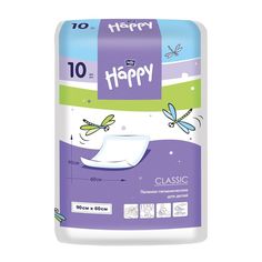 Пеленки Bella Baby Happy детские Baby Happy Classic 60х90 см, 10