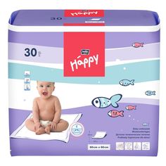 Пеленки Bella Baby Happy детские Baby Happy 60х60 см, 30