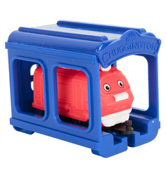 Игровой набор Chuggington Ашер с гаражом 9 см