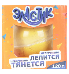 Пластилин тянущийся Эластик тянущийся (желтый) (120 г)