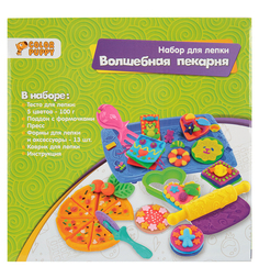 Набор для лепки Color Puppy Волшебная пекарня (тесто 100г) с аксессуарами