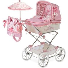 Коляска для куклы DeCuevas Мартина с сумкой и зонтиком 90 см
