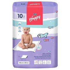 Пеленки Bella Baby Happy детские Baby Happy 60х60 см, 10
