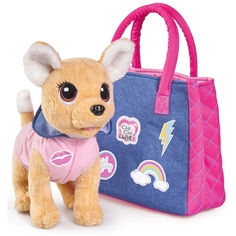 Собачка плюшевая Simba Chi-Chi Love Городская мода, с сумочкой 20 см