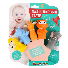 Пластизоль для ванны Капитошка Пальчиковый театр: Животные Африки