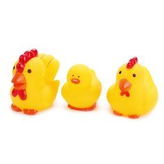 Игрушка для ванной Играем Вместе Петух+Курица+Цыпленок