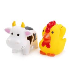 Игрушка для ванной Играем Вместе Корова+петух