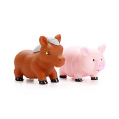 Игрушка для ванной Играем Вместе Конь+хрюша