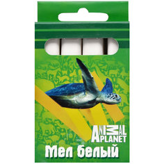 Мелки школьные Action Animal Planet бел 4 шт. Action!