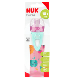 Бутылочка-поильник Nuk с трубочкой, с 24 мес