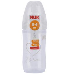 Бутылочка Nuk First Choice Classic полипропилен с рождения, 150 мл