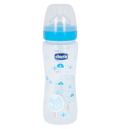 Бутылочка Chicco Well-Being Girl полипропилен с 4 мес, 330 мл