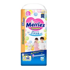 Подгузники-трусики Merries XXL (15-28 кг) шт.