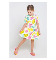 Платье Crockid Тропические фрукты