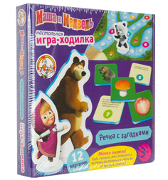 Игра-ходилка Маша и Медведь Речка с загадками