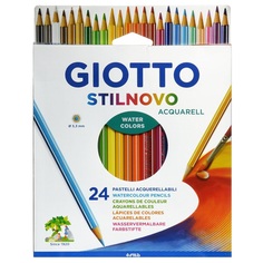 Набор цветных карандашей Giotto Stilnovo Acquarell 24 цвета