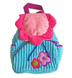 Рюкзачок Shantou Gepai Полянка цвет: розовый/голубой 20х28 см