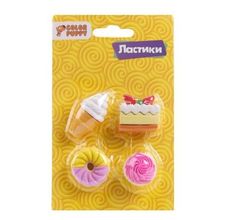 Ластики Color Puppy Пирожные 4 шт.