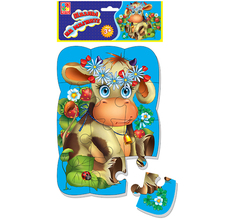 Пазлы магнитные Vladi Toys Коровка