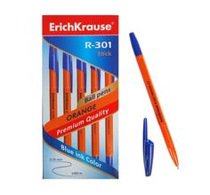 Ручка шариковая Erich Krause R-301 Orange 0.7 Stick коробка 50 шт.