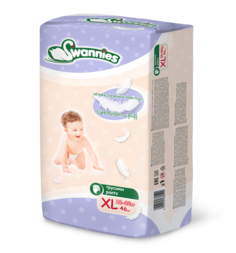 Трусики-подгузники Swannies р. XL (12-22 кг) шт.