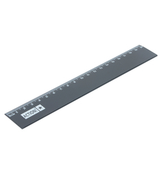 Линейка пластиковая Action черная 20 см Action!