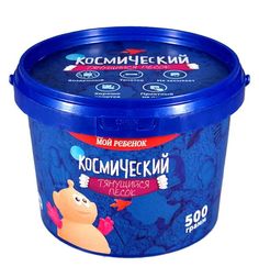 Набор для творчества Космический песок (игрушки+песок) цвет: красный 0.5 кг