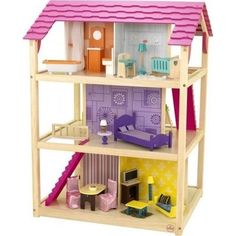 Дом для кукол KidKraft Для барби самый роскошный с мебелью 118 см
