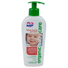 Крем-мыло Mary с Д-пантенолом и экстрактом ромашки с маслом оливы, с рождения, 250 мл