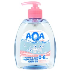 Гель AQA baby для подмывания девочек девочек, с рождения, 300 мл