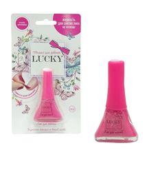 Лак Lucky ярко розовый, с 3 лет