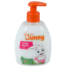Крем-мыло My Bunny с подорожником эхинацеей и д-пантенолом, с рождения, 300 мл