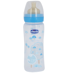 Бутылочка Chicco Wellbeing Boy полипропилен с 4 мес, 330 мл