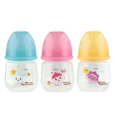 Бутылочка Lubby Малышарики для кормления полипропилен с рождения, 125 мл
